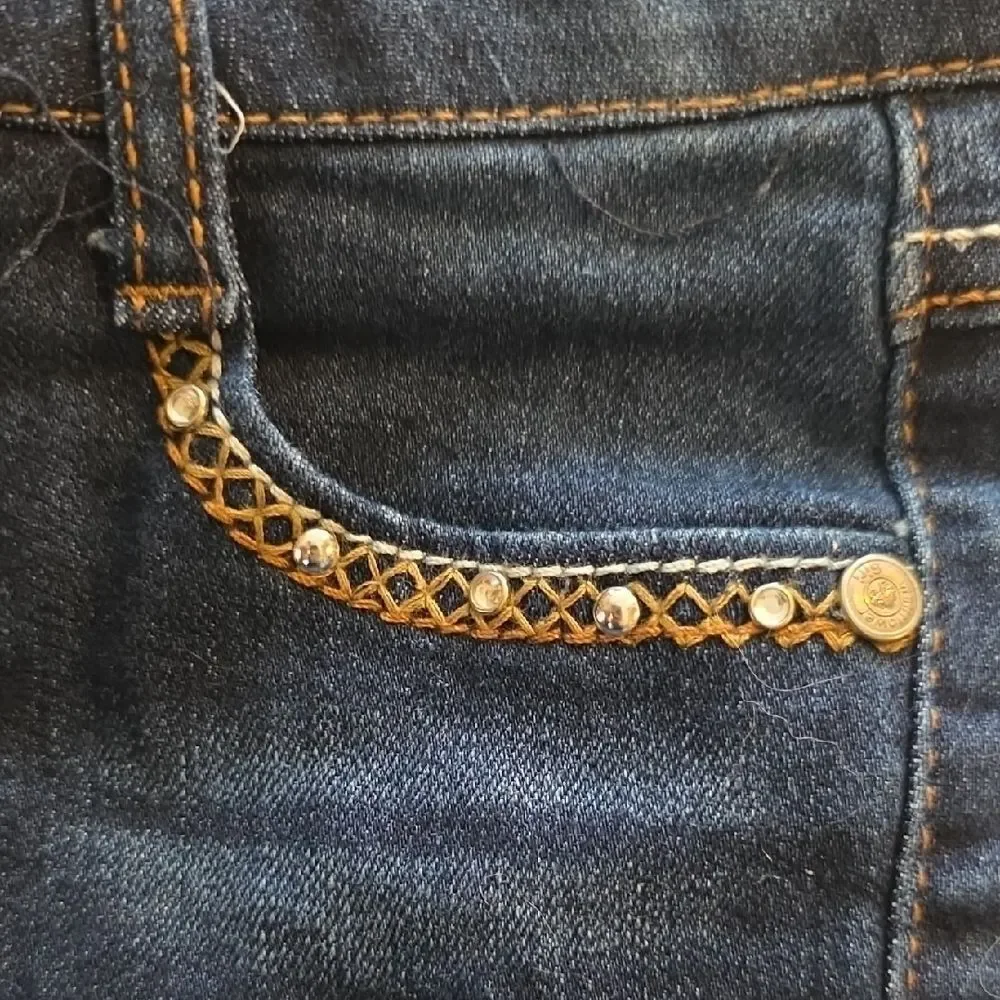 Wallflower Navy Kids Jeans with Embellished Pockets